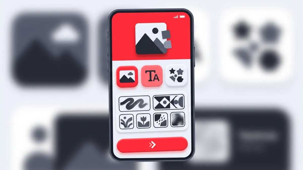 Smartphone screen showing YouTube playlist cover customization options